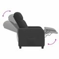 vidaXL Masážne relaxačné kreslo Tmavosivá Bouclé