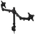 Endorfy držák monitorů Atlas Double (Atlas 200) / dvojitý / max. 8 kg a 27" každé rameno / pivot / VESA Držák, VESA, stolní, pro dva monitory, úhloprícka až 27", nosnost 2× 8kg, náklon, otácení, kov, cerný