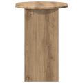 vidaXL Bočný stôl Dub artisan 50 x 39,5 x 55 cm Kompozitné drevo