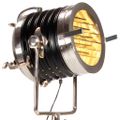 vidaXL Lampa na statíve čierna 171 cm mangovníkový masív