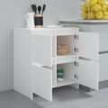 vidaXL Komody 2 ks, biele 70x41x75 cm, kompozitné drevo