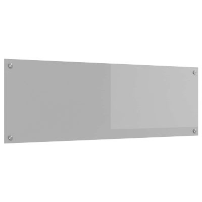 vidaXL Kuchynský obklad Svetlosivá 120 x 40 cm tvrdené sklo
