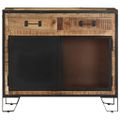 vidaXL Komoda 80x31x71 cm surový mangovníkový masív