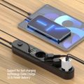 COLORWAY Predlžovací napájací prívod/ 4x Schuko/ 3x USB-A / 1x USB-C/ 45W/ Čierny/ kábel 2m Kábel, predlžovací, napájací, 4× Schuko zásuvka, 3× USB 2.0, 1× USB-C, QC 3.0, Power Delivery, 2m, čierny