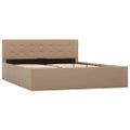 vidaXL Hydraulický posteľný rám+úložný priestor, umelá koža 140x200 cm
