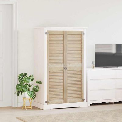 vidaXL Skříňové dvere s dverami 2 pcs Prírodná 140,5 x 2,1 x 39,5 cm