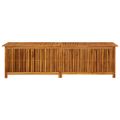 vidaXL Záhradný úložný box 200x50x58 cm akáciový masív