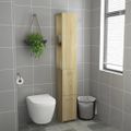 vidaXL Skrinka do kúpeľne dub sonoma 25x26,5x170 cm kompozitné drevo