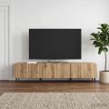 vidaXL TV skrinka 147 x 34,5 x 32 cm Dub artisan Kompozitné drevo