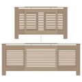 vidaXL Kryt na radiátor 205 cm MDF
