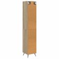 vidaXL Sada skríň 2 ks 34,5 x 34,5 x 90 cm Kompozitné drevo Dub sonoma