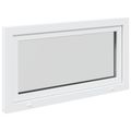 vidaXL Otočné a sklopné okno do suterénu RISOR 110 x 50 cm PVC a sklo