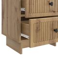 vidaXL Nočný stolík Dub artisan 43 x 34,5 x 47,5 cm Kompozitné drevo