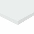 vidaXL Prídavné police 4 ks, biele 80x30x1,5 cm, drevotrieska