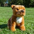 Plyšový pes stafordšírsky bulteriér hnedy 30 cm ECO-FRIENDLY