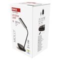 LED stolná lampa EMOS Z7638B MOLLY, čierna