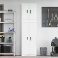 vidaXL Úložná skrinka 2 ks 60 x 40 x 210 cm Oceľ Zamykateľné