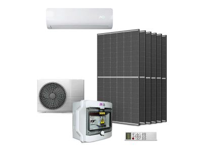 GETI GKH12K 3,5kW hybridná klimatizačná súprava, 6x 450W panel, DC rozvádzač