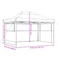 vidaXL Párty stan 279 x 410 x 315 cm Zelená Oxfordská látka