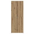 vidaXL Highboard Remeselný dub 70 x 42,5 x 185 cm