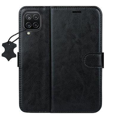 Smart Luxe leather case for  Samsung Galaxy A12 / M12  brown