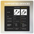 AXAGON ADA-HCPD, USB-C na 3.5mm jack - Hi-Res DAC audio adaptér, 384kHz/32bit, stereo, PD 60W 3A Adaptér, zvuková karta, USB-C 2.0 na 3,5mm jack + USB-C, DAC prevodník, 384kHz/32bit, 10cm, PD 60W, čierny