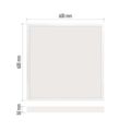 LED panel BAXXO 60 x 60 cm / 50 mm, 36 W, 4 320 lm, prisadený, neutrálna biela, IP20