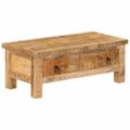 vidaXL Konferenčný stolík z mangového dreva 90x45x35 cm