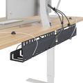 vidaXL Úložný box na káble pod stôl 2 ks Antracitová 43 x 9 x 11 cm