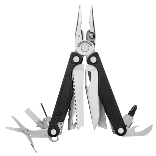 Leatherman LTG832516 CHARGE PLUS multifunkčný nástroj 19 funkcií, čierna, nerez