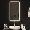 vidaXL LED kúpeľňové zrkadlo 40x80 cm