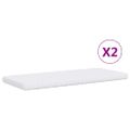 vidaXL Rozkladacia denná posteľ s matracmi žltá 90x200 cm zamat