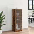 vidaXL Highboard Staré drevo 35 x 37 x 109 cm Kompozitné drevo