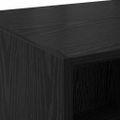 vidaXL Highboard Čierny dub 45 x 42,5 x 185 cm Kompozitné drevo