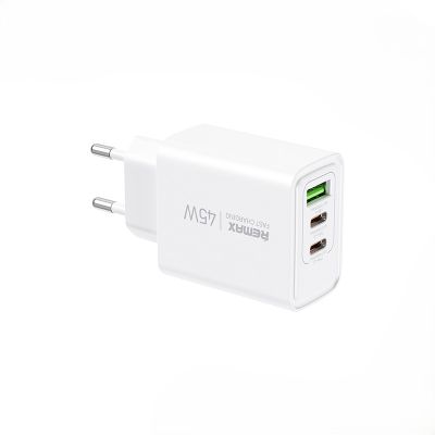 KIDDY SERIES 45W RP-U139 2xUSB-C/1xUSB NETWORK CHARGER WHITE