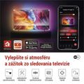 LED ambientné RGB osvetlenie GoSmart EMOS ZTV75 za TV 75" (189 cm)