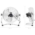 vidaXL Podlahový ventilátor, 3 rýchlosti 40 cm 42,5 W