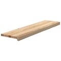 vidaXL Schodiskové stupne 8 ks 100x30x2 cm neošetrený dubový masív