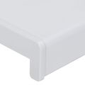 vidaXL Parapetné dosky Biela 80 x 30 x 4,5 cm PVC