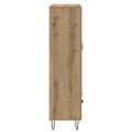 vidaXL Highboard Remeselný dub 69,5 x 31 x 115 cm Kompozitné drevo