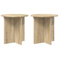 vidaXL Stojan na rastliny 2 ks Dub sonoma 40 x 40 x 40 cm