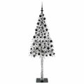 vidaXL Vianočný stromček s 300 LED-i Biela 210 cm PE a oceľ