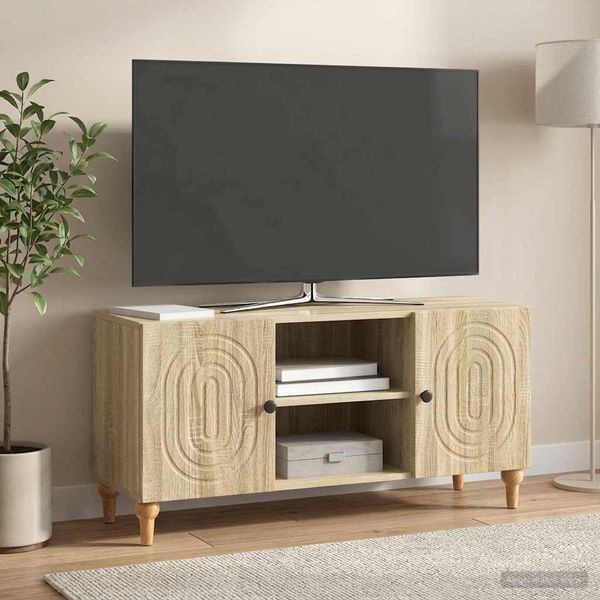 vidaXL TV skrinka Dub sonoma 102 x 34,5 x 50 cm Kompozitné drevo