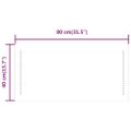 vidaXL LED kúpeľňové zrkadlo 40x80 cm