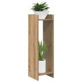 vidaXL Stojan na rastliny 2 ks Dub artisan 30 x 30 x 100 cm