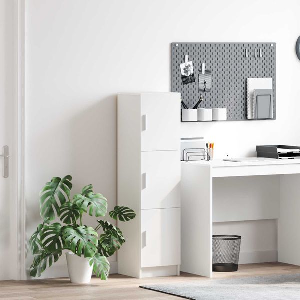 vidaXL Highboard Biela 31.5 x 32 x 122.5 cm