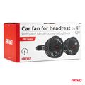 Ventilátor do auta na opierku hlavy 2x4" 12V
