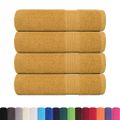 vidaXL Osušky do kúpeľne FROGN 4 ks zlaté 100x150 cm 360 g/m²