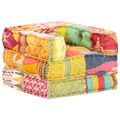vidaXL Modulárna taburetka, patchwork, látka