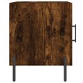 vidaXL Nočné stolíky 2 ks dymový dub 40x40x50 cm kompozitné drevo